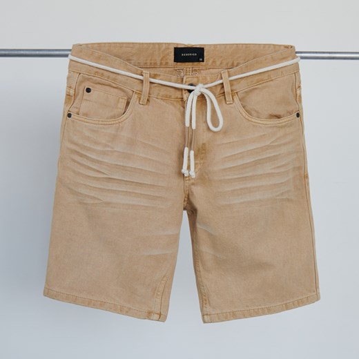 Reserved - Jeansowe szorty z bawełny organicznej - Beżowy  Reserved 36 