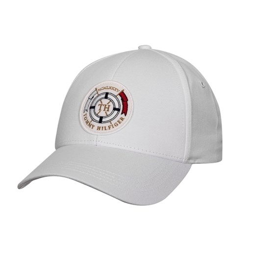 TOMMY HILFIGER CZAPKA Z DASZKIEM ROUND PATCH CAP WHITE AM0AM05764 YBR  Tommy Hilfiger  messimo