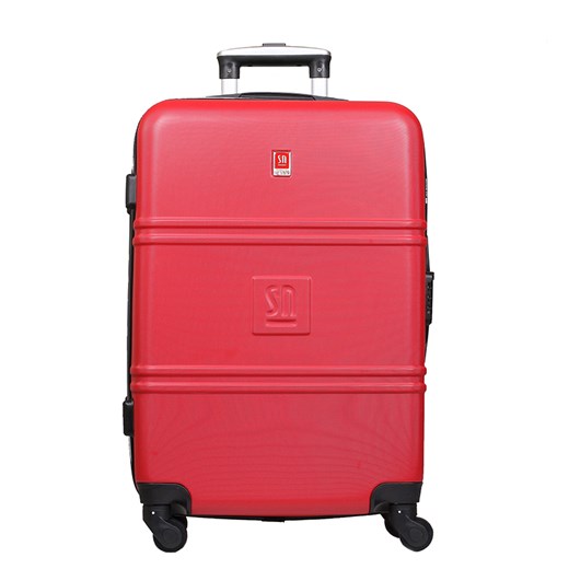 walizka medium Art Class Collection 64 cm czerwona