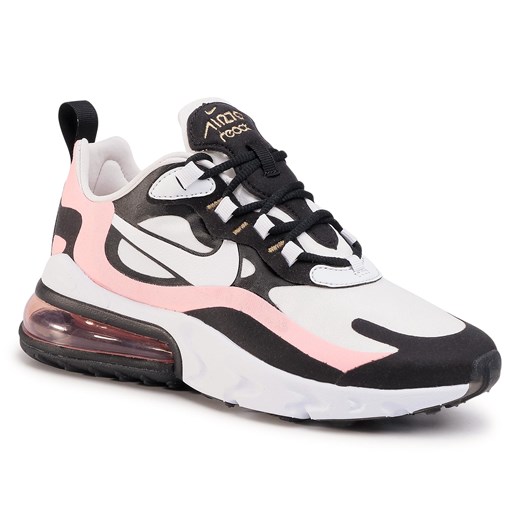 Buty NIKE - Air Max 270 React AT6174 005 Black/White/Bleached Coral   39 eobuwie.pl