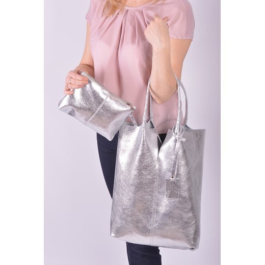 Designs Fashion shopper bag matowa glamour na ramię 