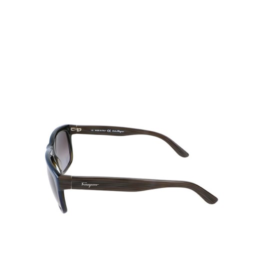 Damskie okulary przeciwsłoneczne w kolorze granatowo-brązowo-czarnym