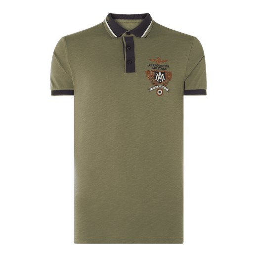 T-shirt męski Aeronautica Militare zielony 