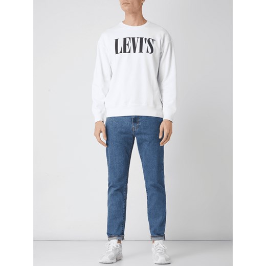 Bluza z gumowym nadrukiem z logo  Levi's S okazja Peek&Cloppenburg  