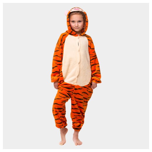 PIŻAMA DLA DZIECI KIGURUMI STRÓJ TYGRYSEK