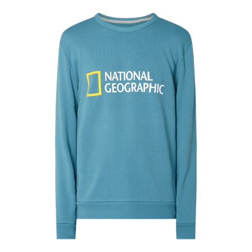 Bluza z nadrukiem z logo National Geographic  L Peek&Cloppenburg 
