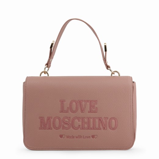 Listonoszka Love Moschino ze skóry elegancka średnia 