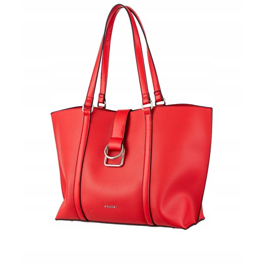 Shopper bag Puccini czerwona 