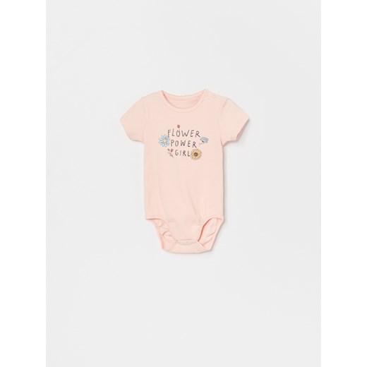 Odzież dla niemowląt Reserved różowa z bawełny dla dziewczynki 