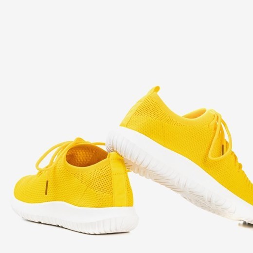 Żółte sportowe buty damskie Noven - Obuwie  Royalfashion.pl 41 