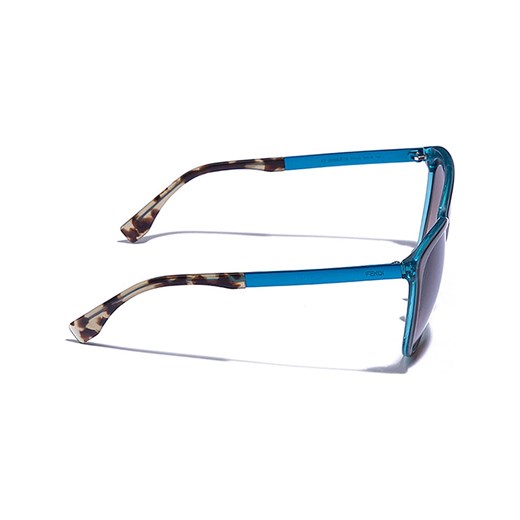 Damskie okulary przeciwsłoneczne w kolorze niebieskim