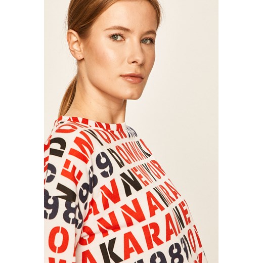 Bluza damska DKNY biała z napisami 