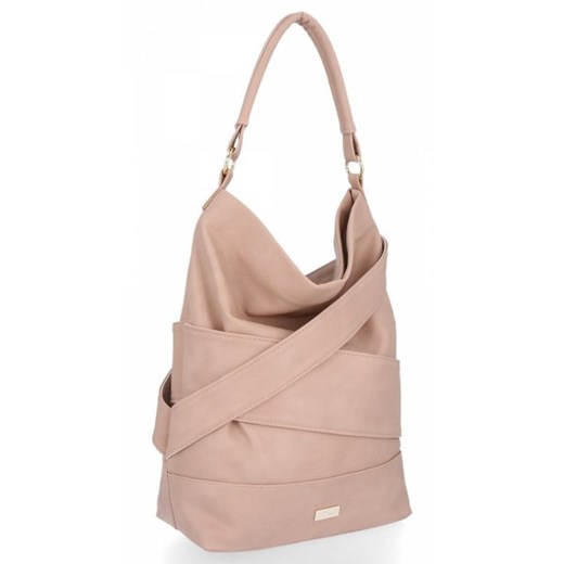 Shopper bag Conci bez dodatków ze skóry ekologicznej matowa 