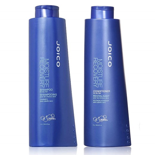 Joico Moisture Recovery | Zestaw nawilżający do włosów suchych: szampon 1000ml + odżywka 1000ml