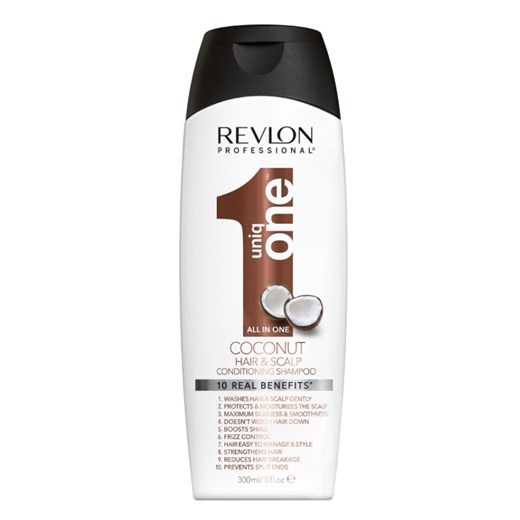 Revlon Uniq One Coconut | Kokosowy odżywczy szampon do włosów 300ml