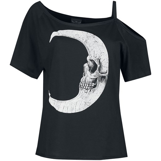 Alchemy England - Skull Moon - T-Shirt - czarny   XXL 