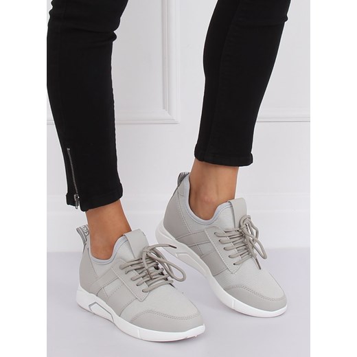 Buty sportowe damskie bez wzorów z tkaniny 