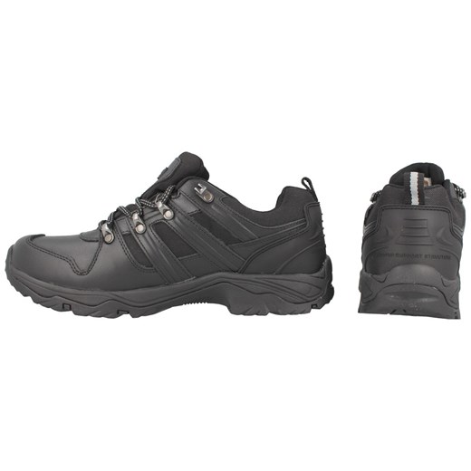 Buty trekkingowe męskie czarne Z-style Cz zimowe z gumy sportowe 