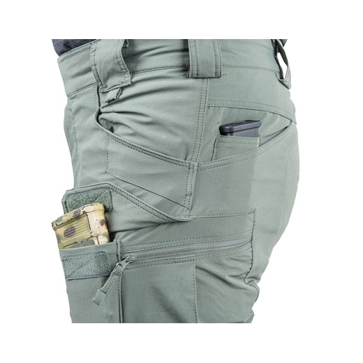 Brązowe spodnie męskie Helikon-tex nylonowe 