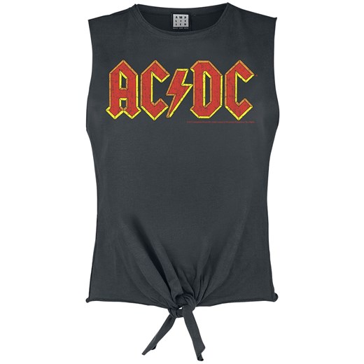 AC/DC - Amplified Collection - Logo - Top - ciemnoszary   S 