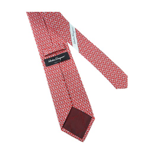 Różowy krawat Salvatore Ferragamo 