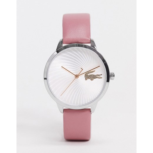 Lacoste – Różowy zegarek analogowy z mechanizmem kwarcowym