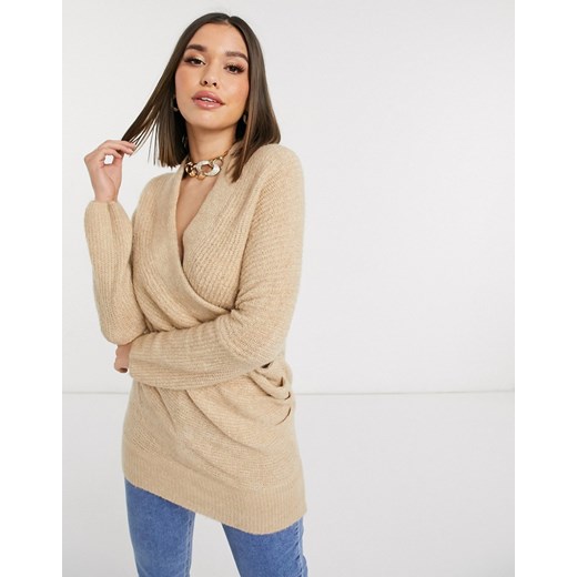 Sweter damski Never Fully Dressed Odzież Damska ME beżowy WMVA Sweter damski Never Fully Dressed Odzież Damska ME beżowy WMVA