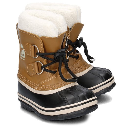 Sorel buty zimowe dziecięce skórzane śniegowce 