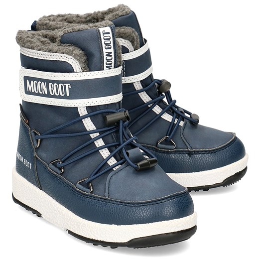 Buty zimowe dziecięce Moon Boot na rzepy śniegowce 
