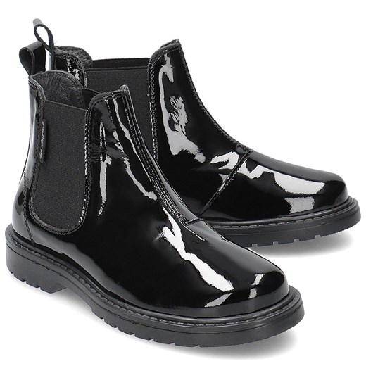 Buty zimowe dziecięce Naturino czarne bez wzorów 