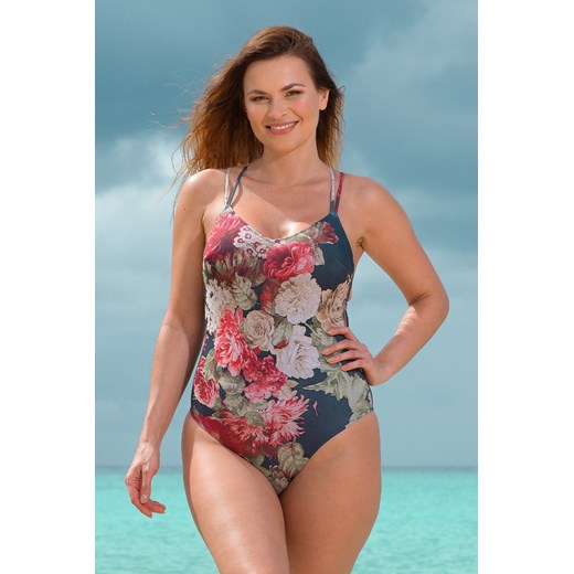 Jednoczęściowy damski kostium kąpielowy Florea kolorowy