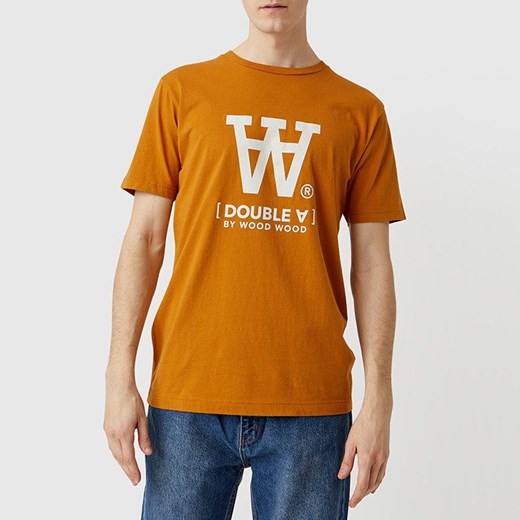 T-shirt męski Wood młodzieżowy z krótkim rękawem 