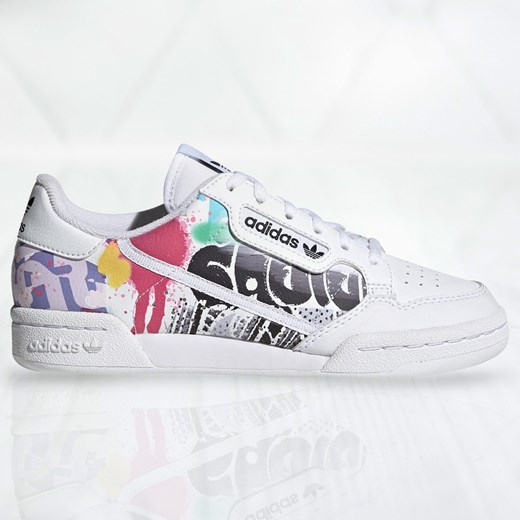 Buty sportowe dziecięce Adidas w abstrakcyjne wzory 