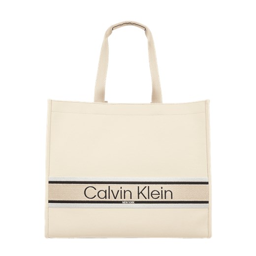 Shopper bag Calvin Klein duża bez dodatków wakacyjna 
