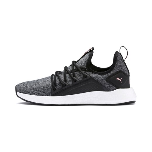 Buty sportowe damskie Puma do biegania bez wzorów z tkaniny sznurowane