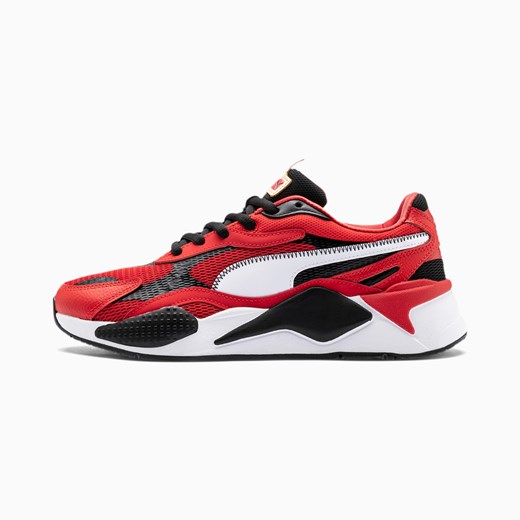 Czerwone buty sportowe męskie Puma wiązane 