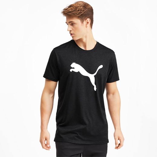 Puma t-shirt męski w nadruki z krótkim rękawem 