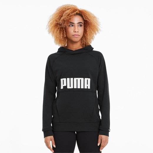 Bluza damska Puma czarna krótka 