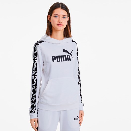 Bluza damska biała Puma krótka sportowa 