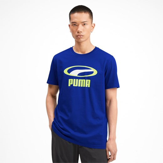 T-shirt męski Puma z napisami 
