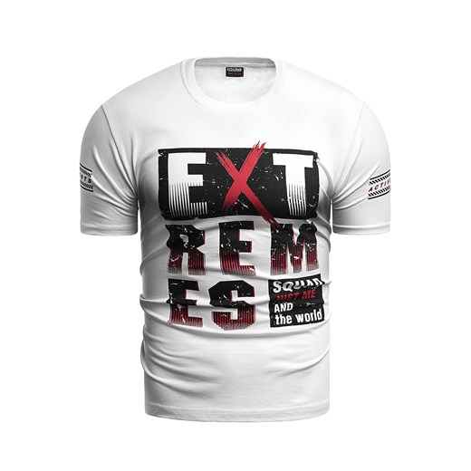 Wyprzedaż koszulka t-shirt Extremes - biała  Risardi M promocyjna cena  