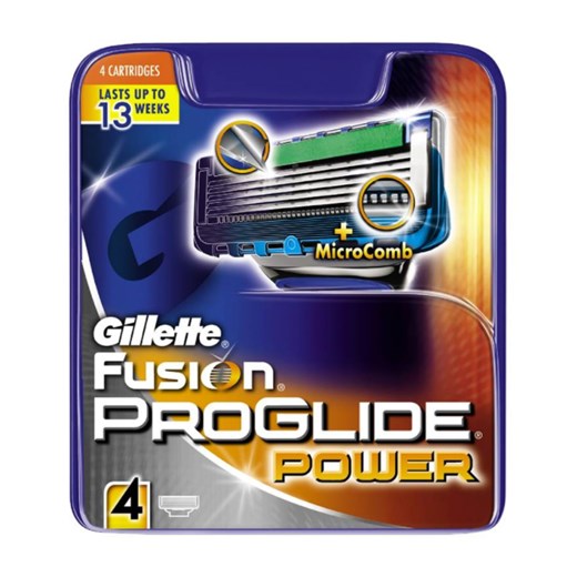 Gillette Fusion Proglide Power Refill 4 sztuki