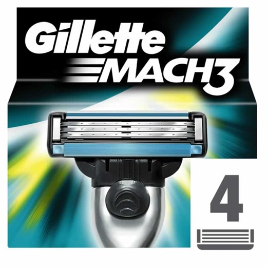Ostrza do golenia Gillette Mach 3 4 jednostki