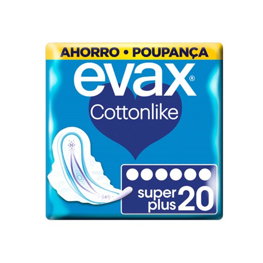 Evax Cottonlike Superplus Sanitary Towels 24 Units