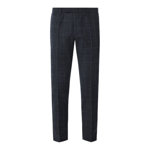 Spodnie do garnituru o kroju extra slim fit z wzorem w kratę model ‘Kynd’ Strellson  52 wyprzedaż Peek&Cloppenburg  