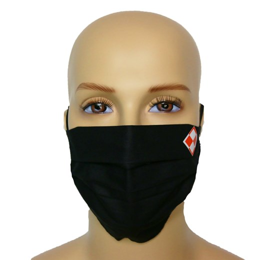 Maska bawełniana na twarz BIOHAZARD- czarna (MMBTCZABIOH) Miran  Array ZBROJOWNIA