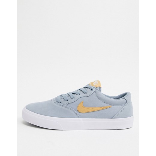 Nike SB — Chron Solarsoft — Szare buty sportowe-Szary