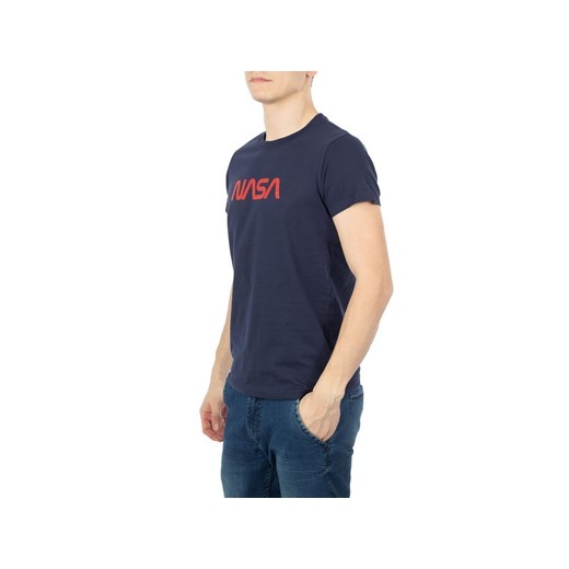 T-shirt męski Nasa z krótkimi rękawami 