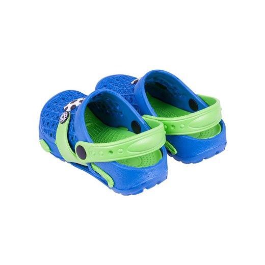 Buty ogrodowe chłopięce błękitno-zielone