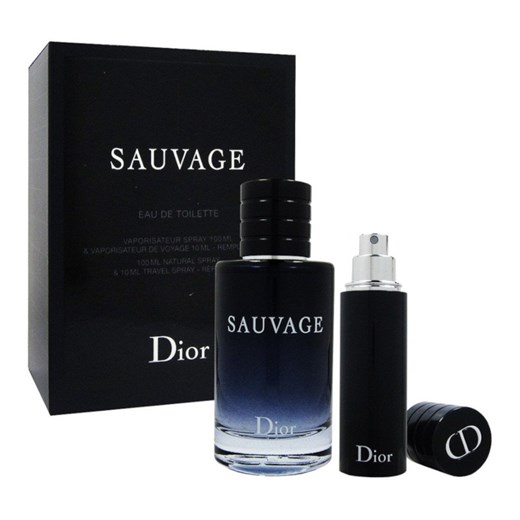 Dior Sauvage  zestaw - woda toaletowa 100 ml + woda toaletowa  10 ml  Dior 1 Perfumy.pl